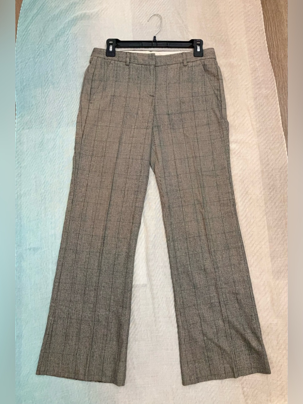 Theory woman wool Gray Plaid Dress Pants